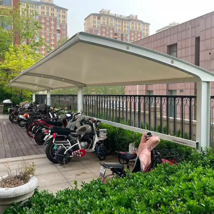 彝良县膜结构电动车棚